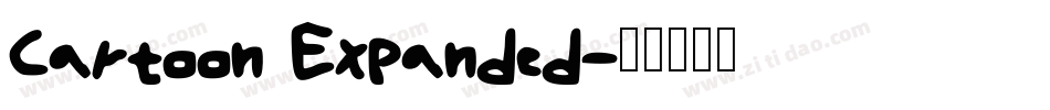 Cartoon Expanded字体转换